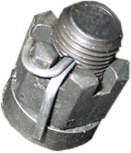 Catellated nut and cotter pin